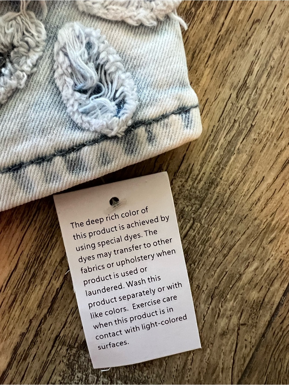 Altar’s state floral denim vest size small NWTs - Picture 13 of 16